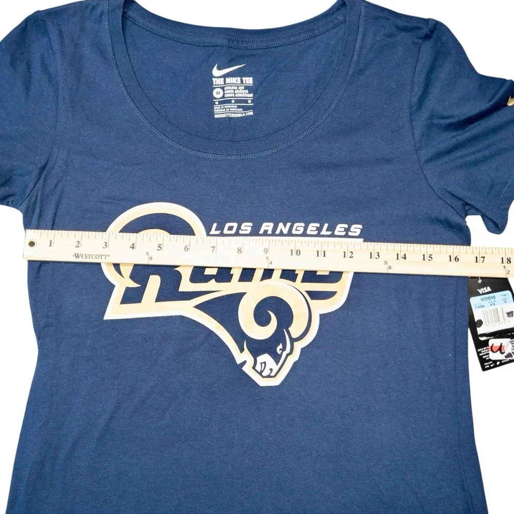 The Nike Tee NWT NFL LA Rams Womens Medium Shirt‎